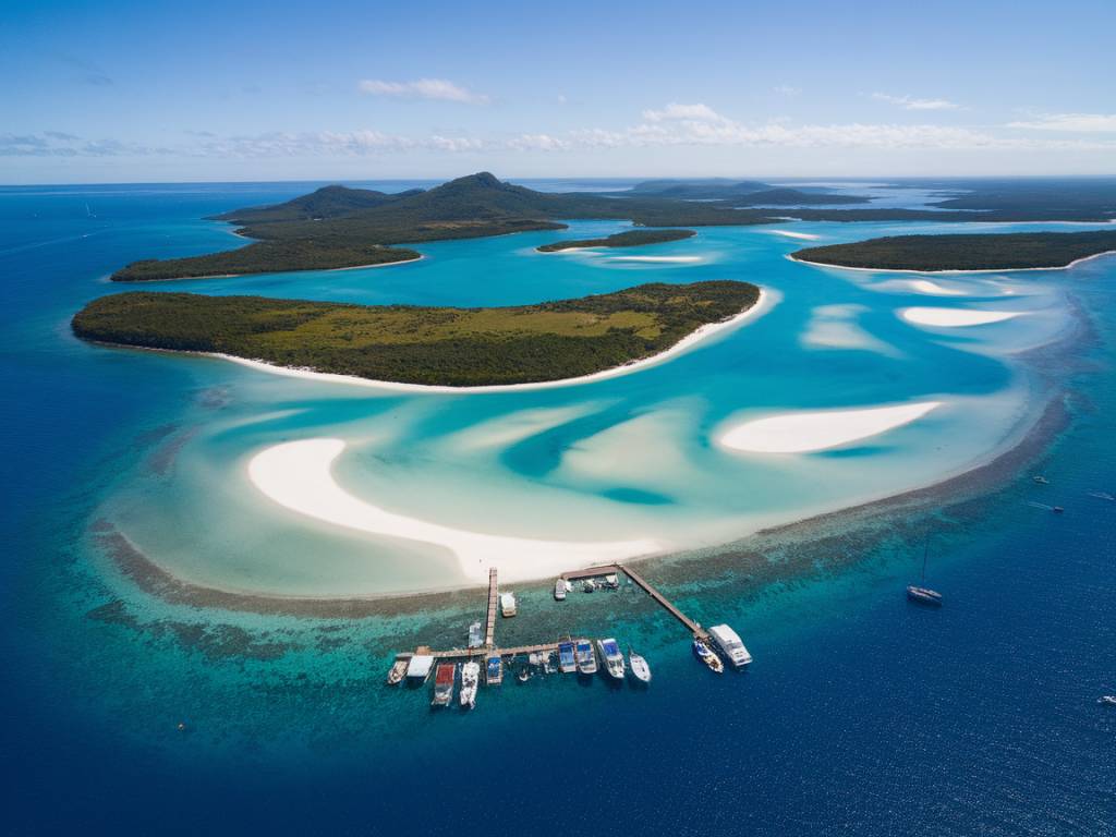 îles whitsundays, australie : le paradis des plages de sable blanc