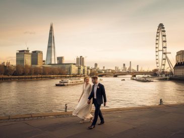 voyage de noces à londres : découvrir la ville depuis les rives de la tamise