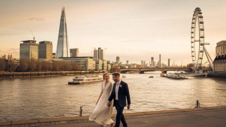 voyage de noces à londres : découvrir la ville depuis les rives de la tamise