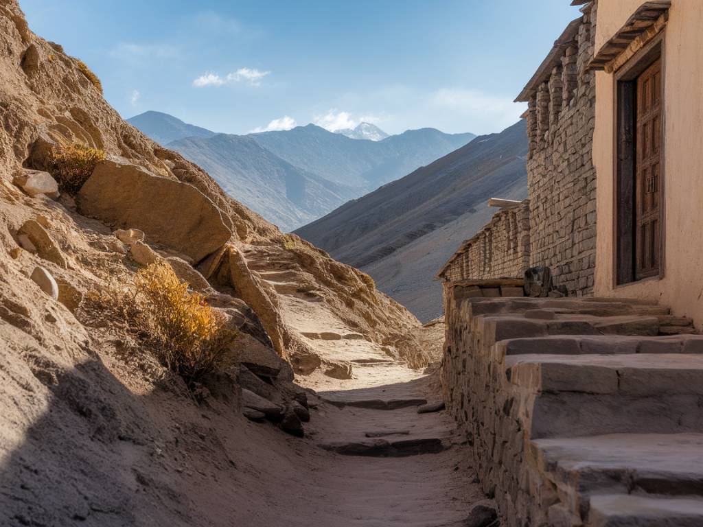 trek au cœur de l'himalaya : les villages reculés du mustang