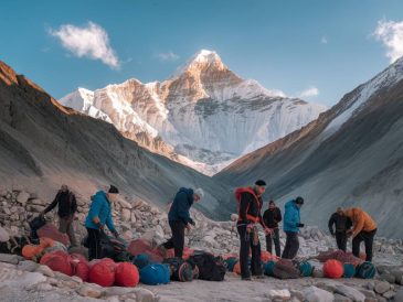 ascension du mont ama dablam, népal : la préparation d'une expédition