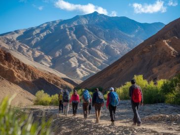 trekking dans la région de ladakh, inde