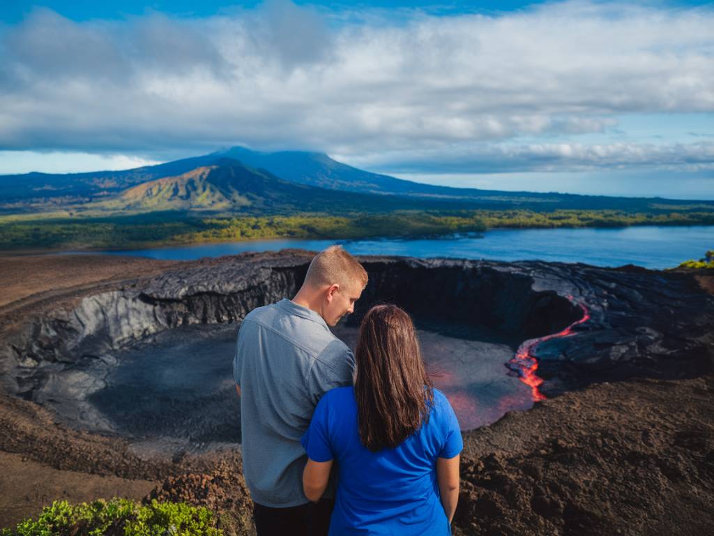 voyage de noces à hawaï : explorer les volcans de big island