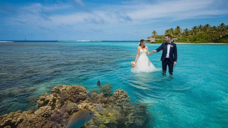 voyage de noces aux maldives : plongée sous-marine dans les atolls